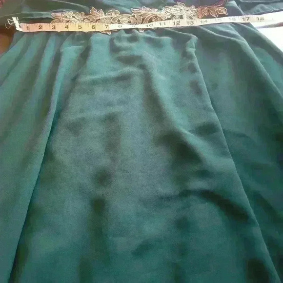 Shein Curve Dress Green Gold sequined Size 2XL - Picture 11 of 16